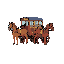 carruagem a cavalos 