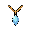 colar com pingente de diamante