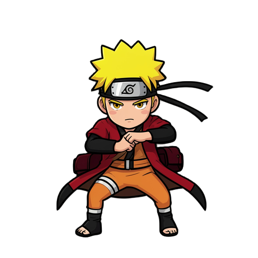 yellow hair , ninja