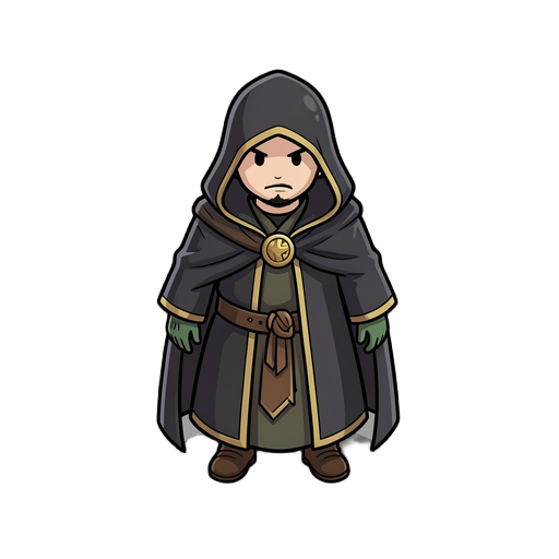 cloaked character