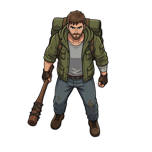 create a isometric sprite for a survival game 
