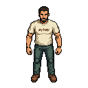keep the same clothes, same character, and remove the phone and he holds nothing on the hands