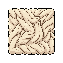 wool fibers square