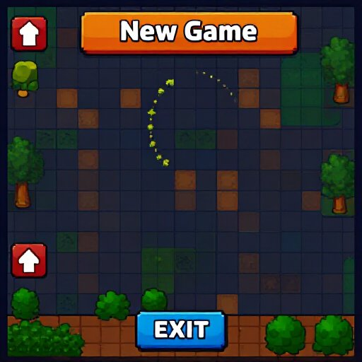 menu with new game, options and exit