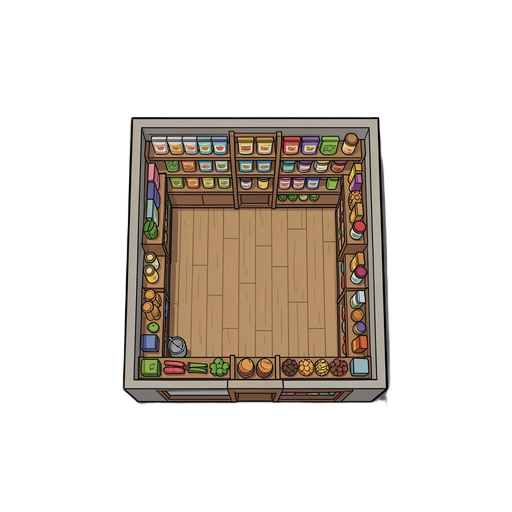 generate floor store top down 2d