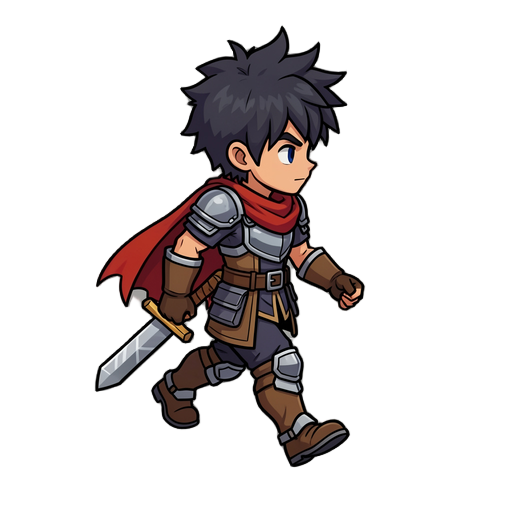 crie uma spike dele andando para a direita ele tem que estar virado para a direita tem que ser um sprite dele completa andando para a direita