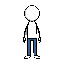 stickman idle side same character simple