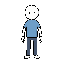 stickman idle side arms down same character simple