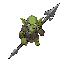 make a goblin with a spear