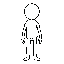 stickman idle side arms down same character simple