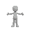 stickman idle side arms down same character simple