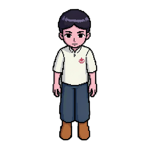 2d pixel sprite idle. 16 bit