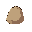 pedra pequena com leve textura natural, objeto isolado, formato simples, detalhes sutis de desgaste, aparência orgânica, centralizada, sem fundo, design claro e legível