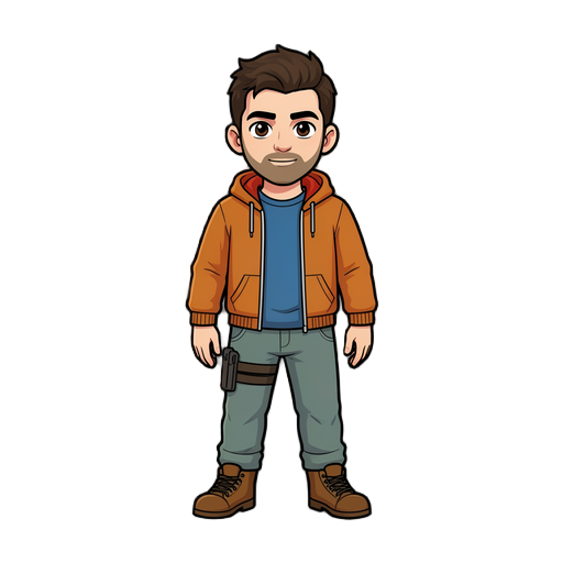 person cartoon for game