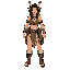 hunter tribal woman