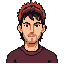 a cool man with a spiky hairstyle