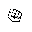 geometric fist emblem, sticker design, flat layered graphic, black (outline), white(border),
