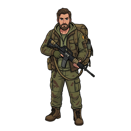 create a character facing east