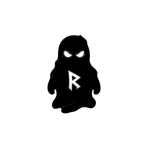 a shadow with white eye and a symbol on his chest