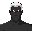 black eternal man with red eyes, he have white hairs, need add some attributes 