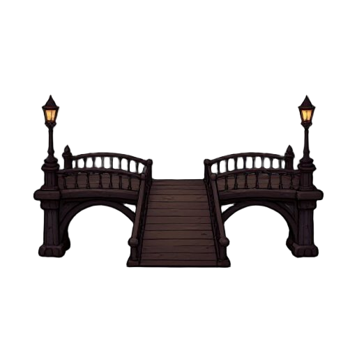 crie uma...cria uma ponte 2d com aparência gótica macabra pra eu usar de base num jogo 2d.crie uma ponte 2d animada para eu usar num jogo com aparência gótica medieval sombria.