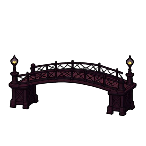 cria uma ponte 2d, com aparência gótica macabra pra eu usar de base num jogo 2d.crie uma ponte 2d animada para eu usar num jogo com aparência gótica medieval sombria.