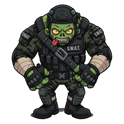 swat zombie