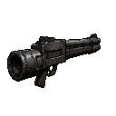 fps shotgun, doom style, first-person view, weapon facing forward toward the enemy, slight horizontal angle showing one side of the weapon, centered perspective, subtle 3/4 view, foreshortening effect, barrel pointing outward, dark gritty metal, worn text