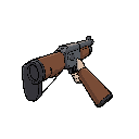 shotgun, quake style, first-person view, weapon facing mostly forward, no hands, slightly rotated about 10 degrees to the left