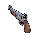 shotgun, quake style, first-person view, weapon facing mostly forward, slightly rotated about 10 degrees to the left