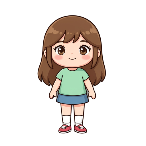 a cute girl