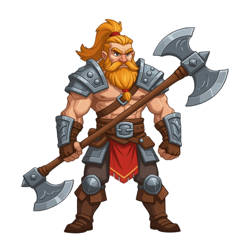 warrior with axe