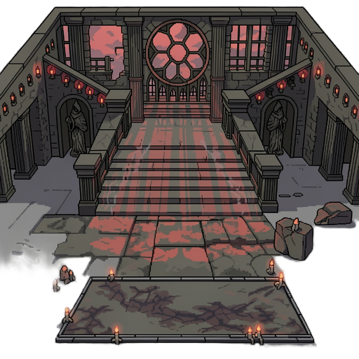 faca um cenario com base nessa imagem, mantendo os pixels, e adicionando largura