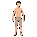 male body with with no clothes 
