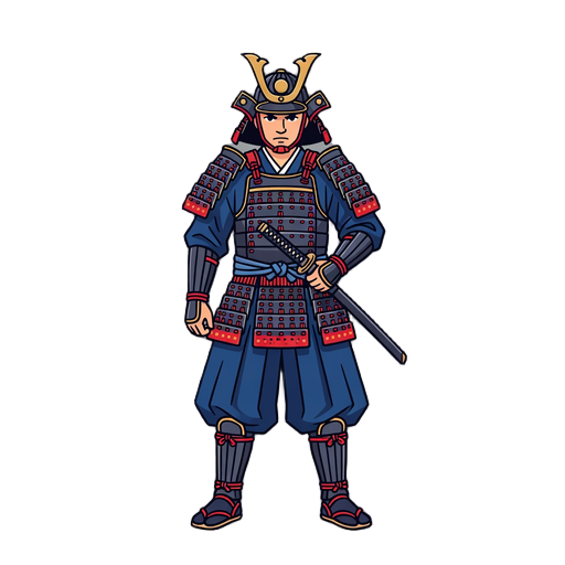 faça um samurai