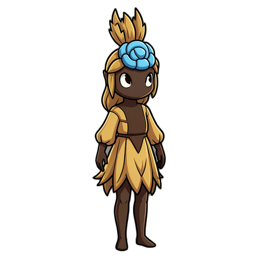 recreate this image in high quality as a 2d character designed for a metroidvania game, in a side view (profile). the art style should feature clean, polished linework, smooth and detailed shading, and a well-balanced color palette. ensure the character h