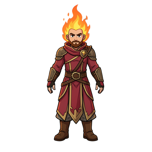 a fire mage