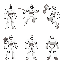 personagem robô homem branco inspirado em megamen, com 7 animações: parado, atacando, pulando, caindo, tomando dano, morrendo, andando