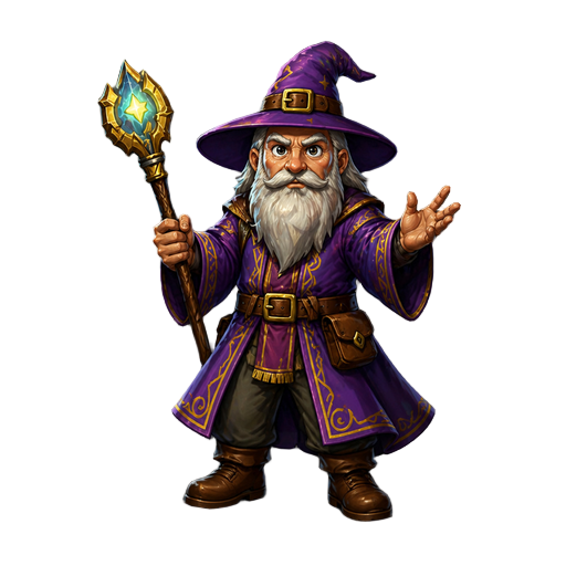 an adventurous wizard