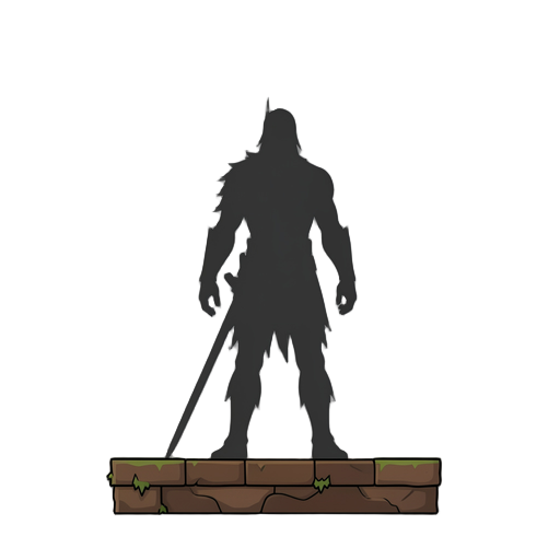 shadow of the colossus main character, side scroller platformer