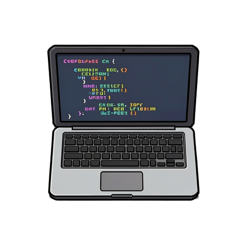 this pixel idel coding on a laptop
