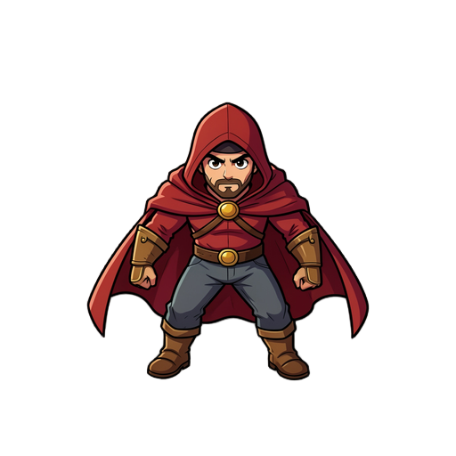 criei player com movimentação 2d arti stilo palito com uma capa que ajuda a da movimento nas animação 