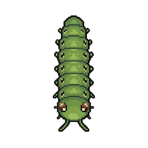 lagarta pixelada
