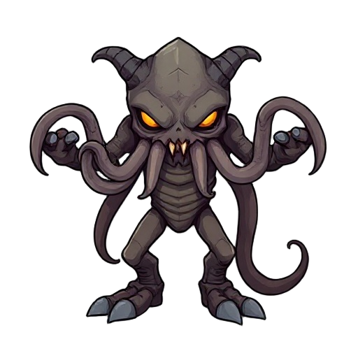 a doom2 style monster that has tentacles 