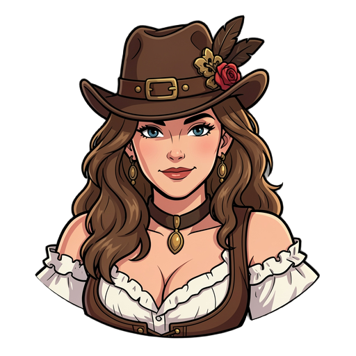 female character for a western game