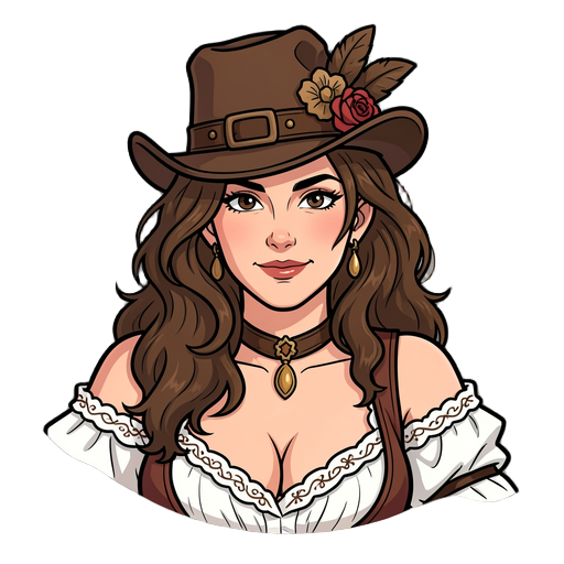 female western character use my image, i want the same character.
