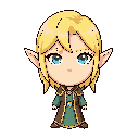 blonde blue eyed elf 