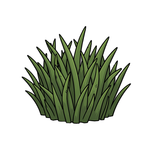 a dont starve style bush grass
