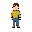 gere um personagem em pixel para um jogo 2d de plataforma