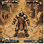 make a warrior in 8 direction type topdown 16bits old game 80 years